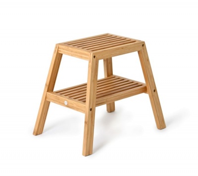 Bamboo bathroom stool